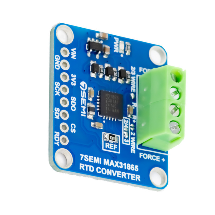 7Semi MAX31865 PT1000 RTD 3-Wire Temperature Sensor Amplifier Breakout Board