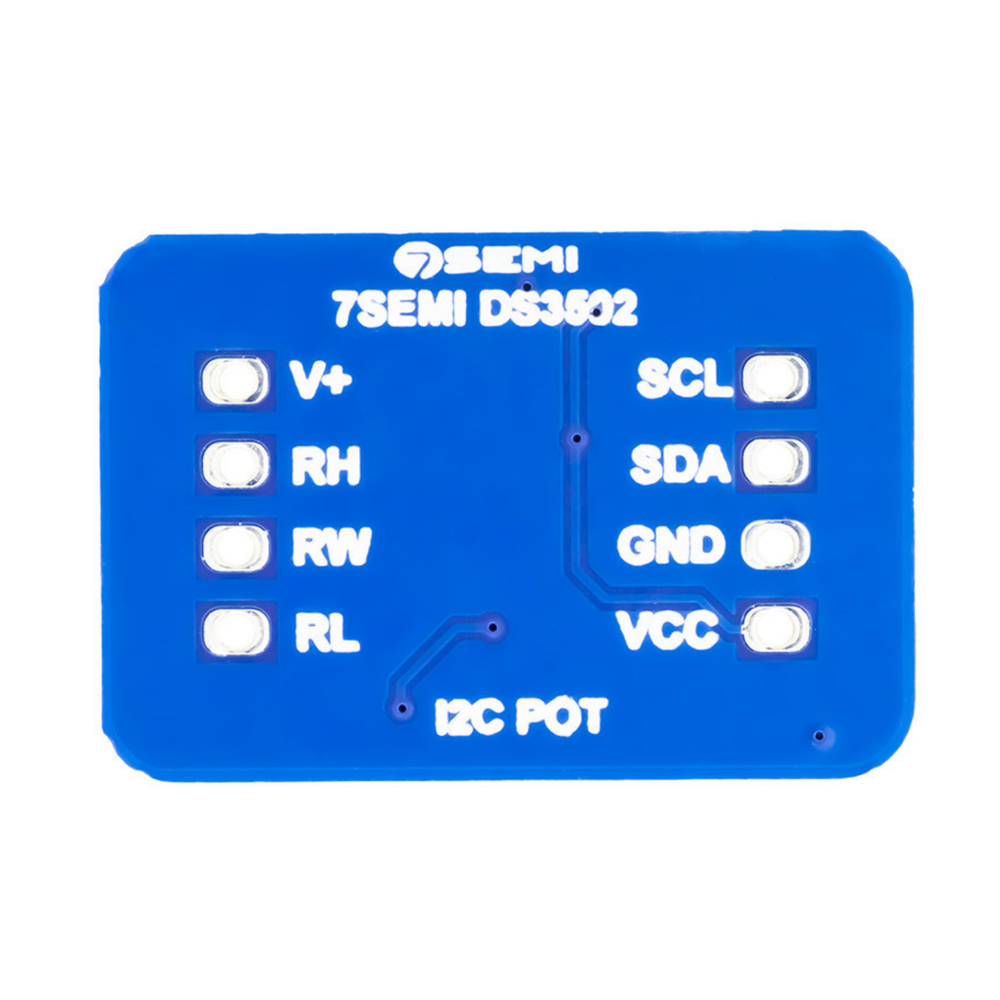 7Semi DS3502 I2C Digital 10K Potentiometer Breakout Module