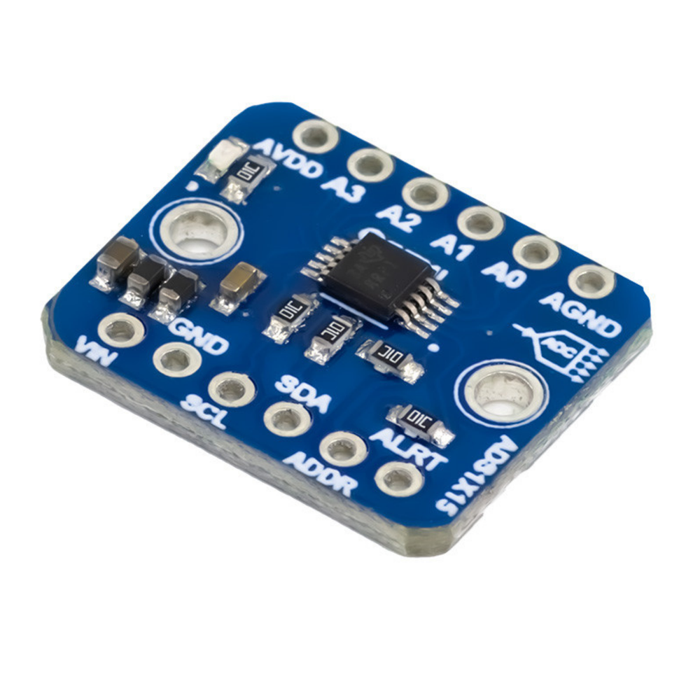 7Semi ADS1015 12-Bit 4-Channel I2C ADC Breakout Board - Arduino & Raspberry Pi Compatible