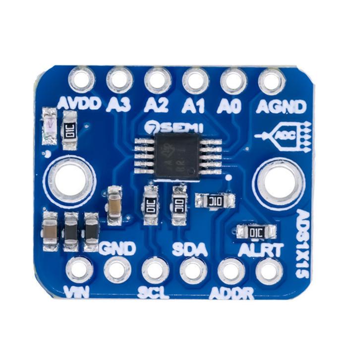 7Semi ADS1015 12-Bit 4-Channel I2C ADC Breakout Board - Arduino & Raspberry Pi Compatible