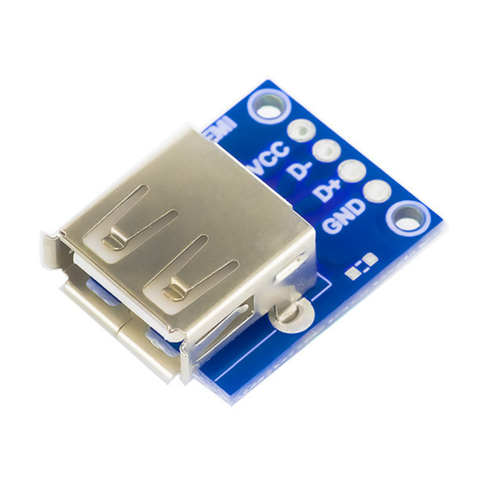 7Semi USB Type-A Female Connector Breakout Board