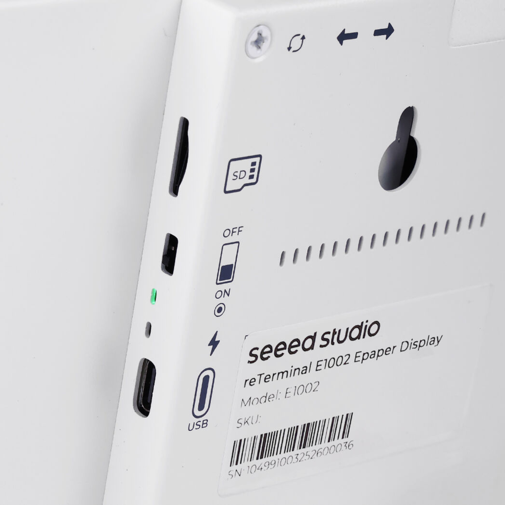 reTerminal E1002 – 7.3" Full-Color ePaper Display with ESP32-S3