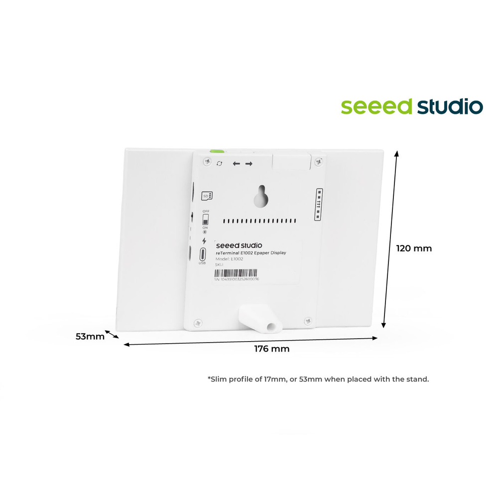 reTerminal E1002 – 7.3" Full-Color ePaper Display with ESP32-S3