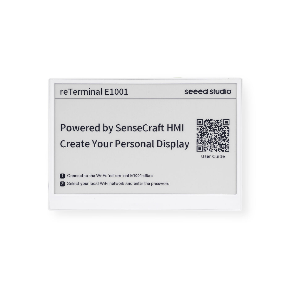 reTerminal E1001 – 7.5" Monochrome ePaper Display with ESP32-S3