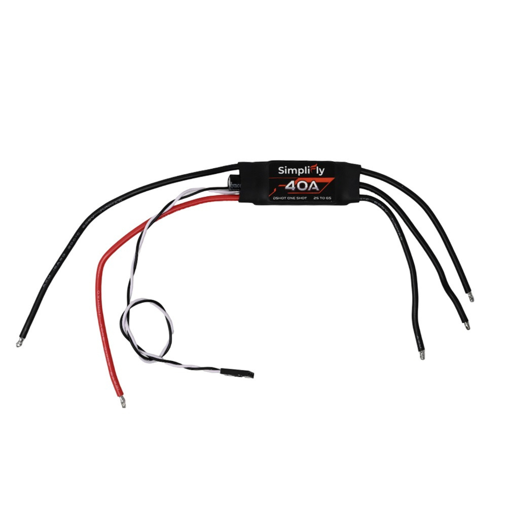 SimpliFly 40A (2S–6S) ESC for BLDC Motors with D-Shot OneShot125