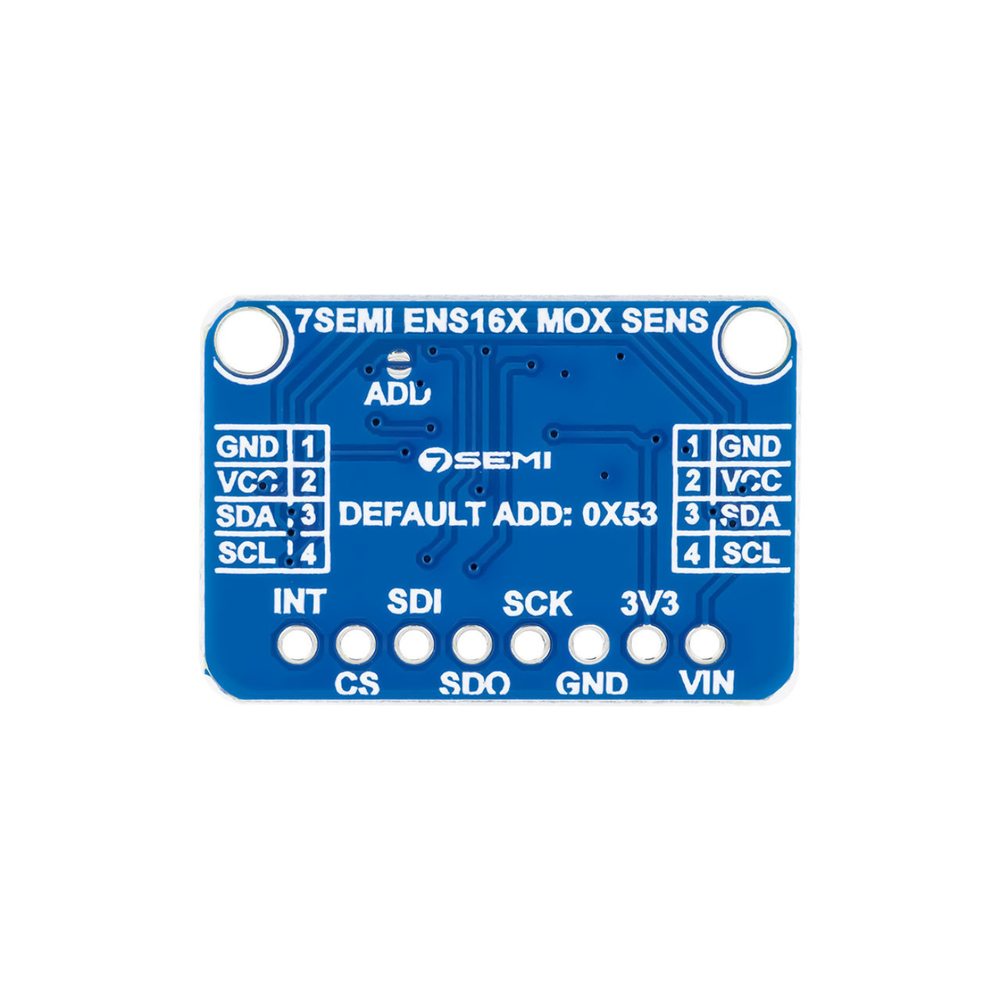 7Semi ENS160 Air Quality Sensor Breakout Board with VOC & eCO₂ Sensing