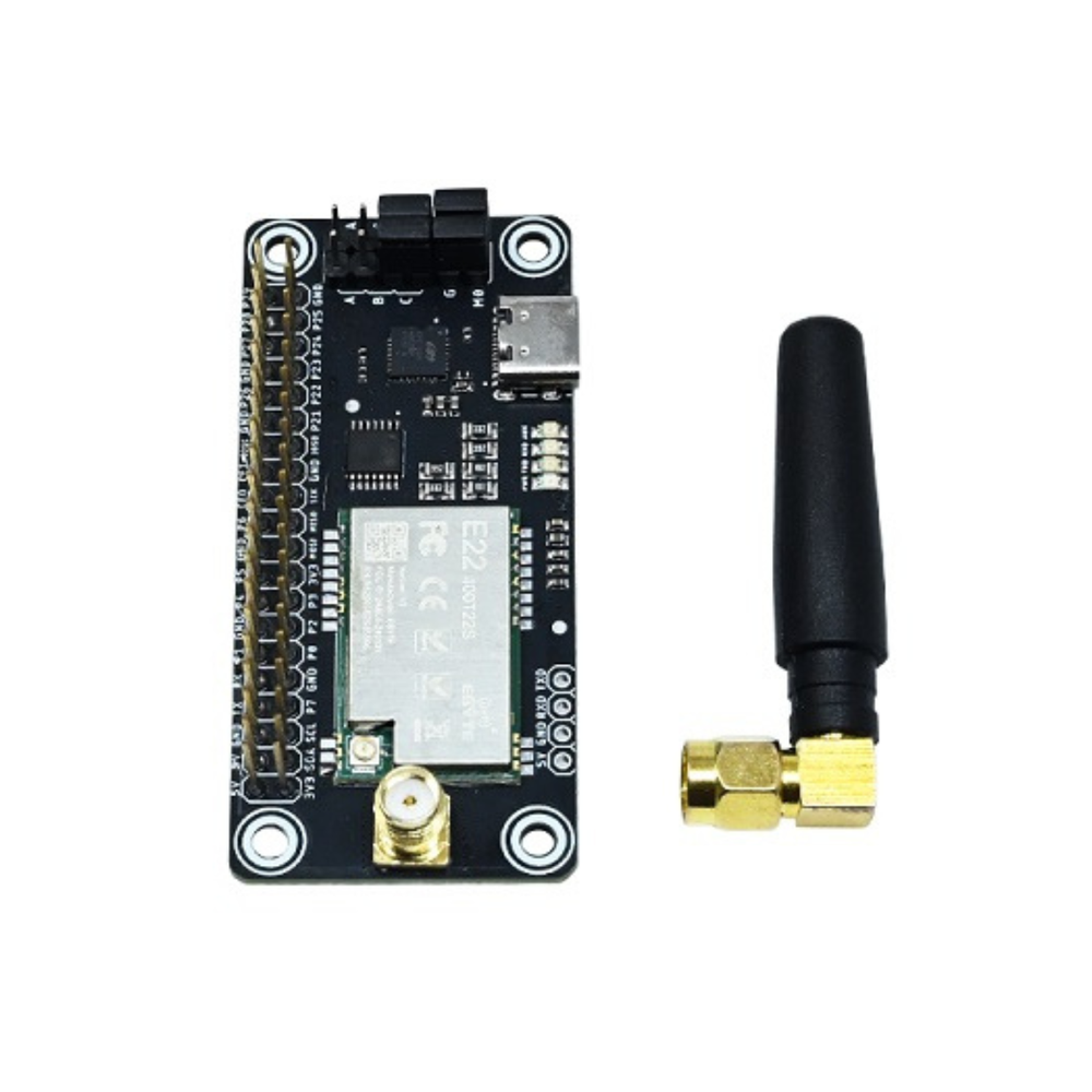 SmartElex SX1268 433MHz E22-400T22S LoRa HAT for Arduino, Raspberry Pi