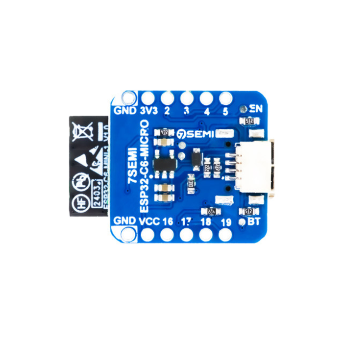 7Semi ESP32-C6 Mini Wifi Development Board Qwiic