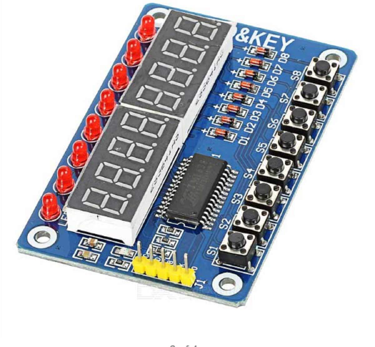 Key Display For AVR Arduino New 8-Bit Digital LED Tube 8-Bit TM1638 Module
