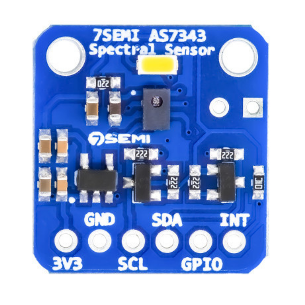 7Semi AS7343 14-Ch Spectral Sensor Module