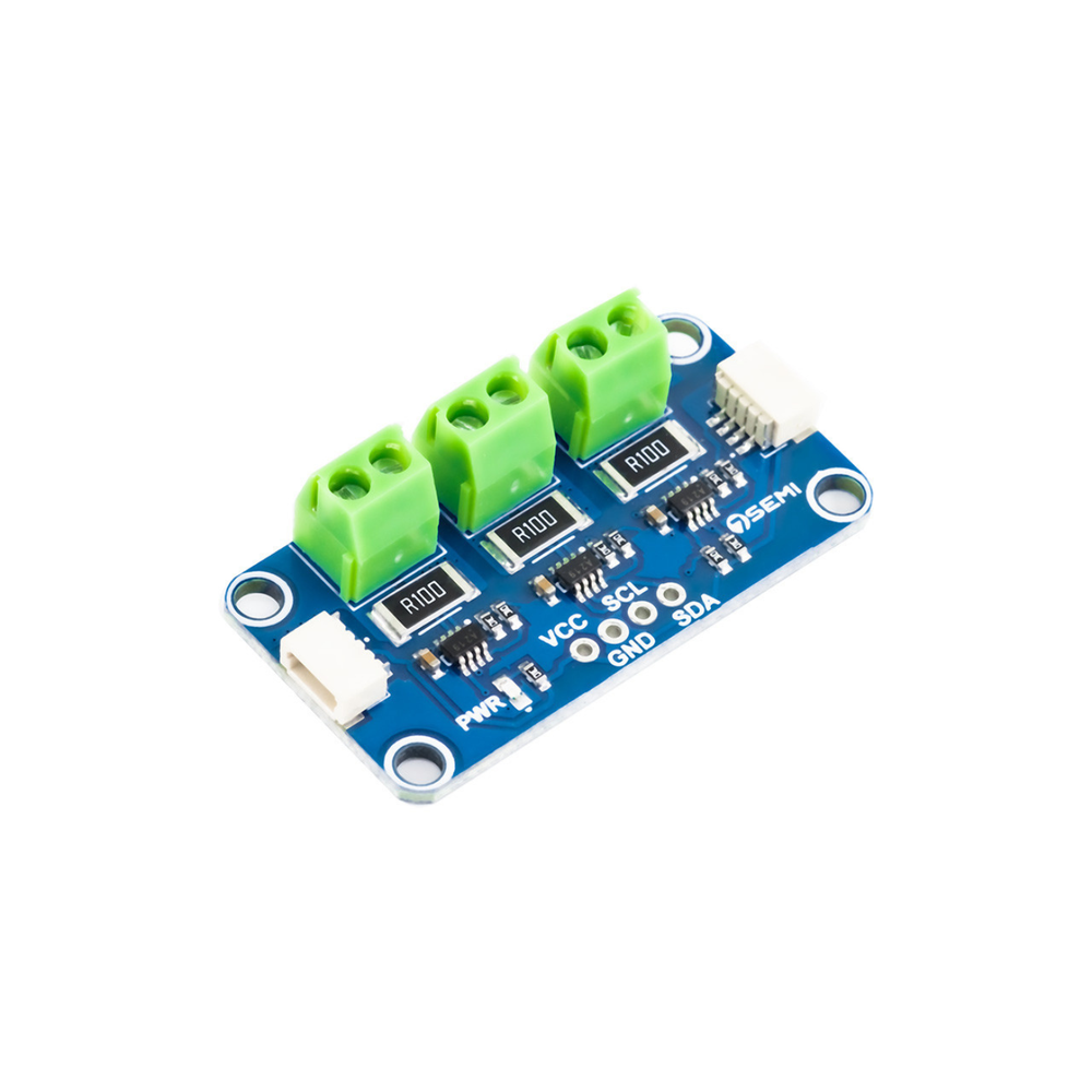 7Semi INA219 Triple-Channel DC Current Monitoring Sensor Breakout