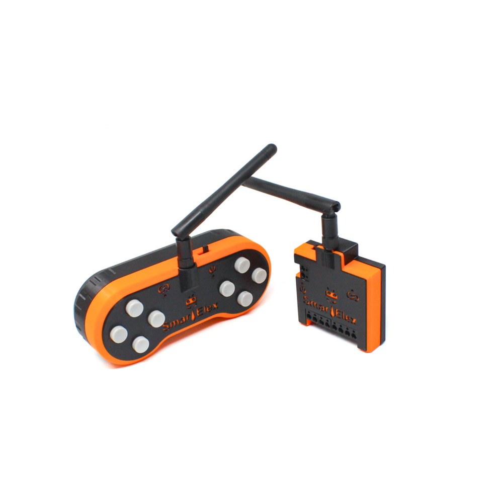 SmartElex 2.4GHz Wireless Remote Control Kit with NRF24l01 Transceiver and Motor Driver