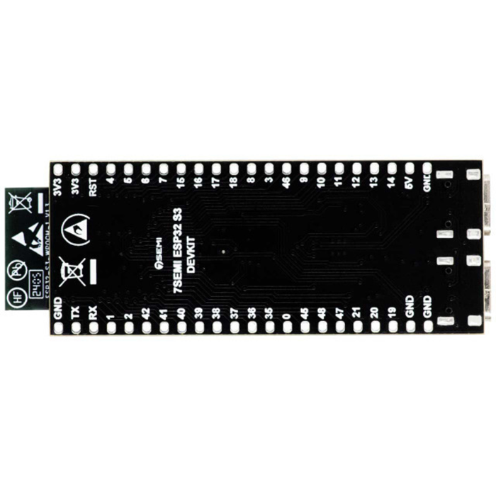 7Semi ESP32-S3-Dev-BoardC-1-N8R2 Dual USB-C WiFi Bluetooth Dev Board - IoT Prototyping