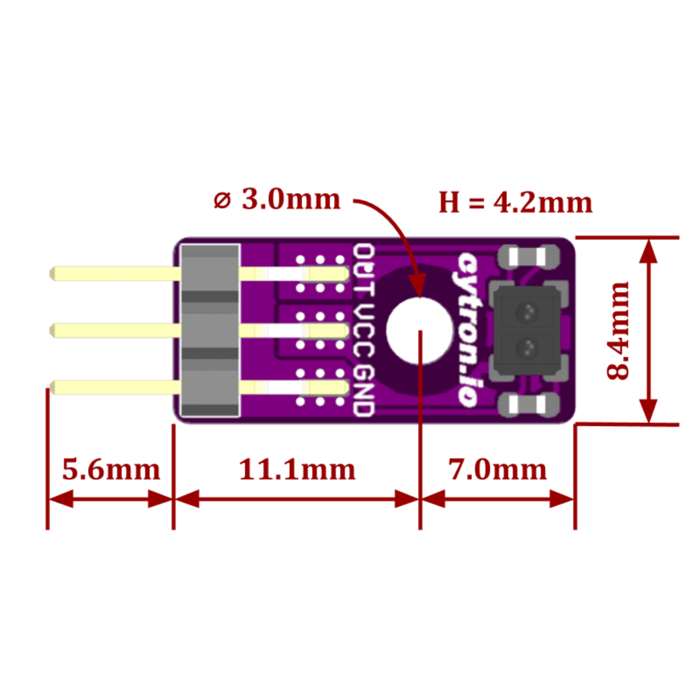 Cytron Maker Reflect IR Reflectance Sensor for Beginner