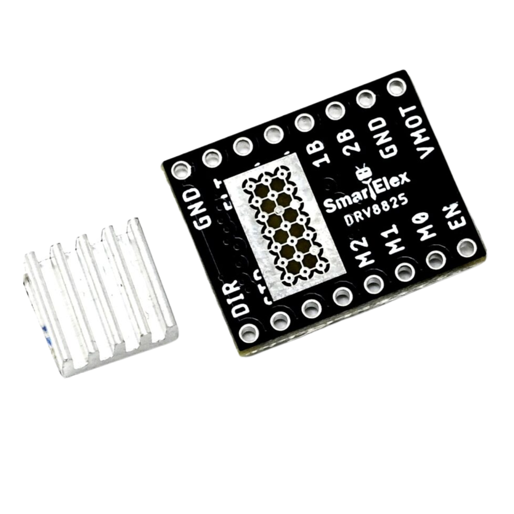 SmartElex DRV8825 Stepper Motor Driver Module with Aluminum Heat Sink