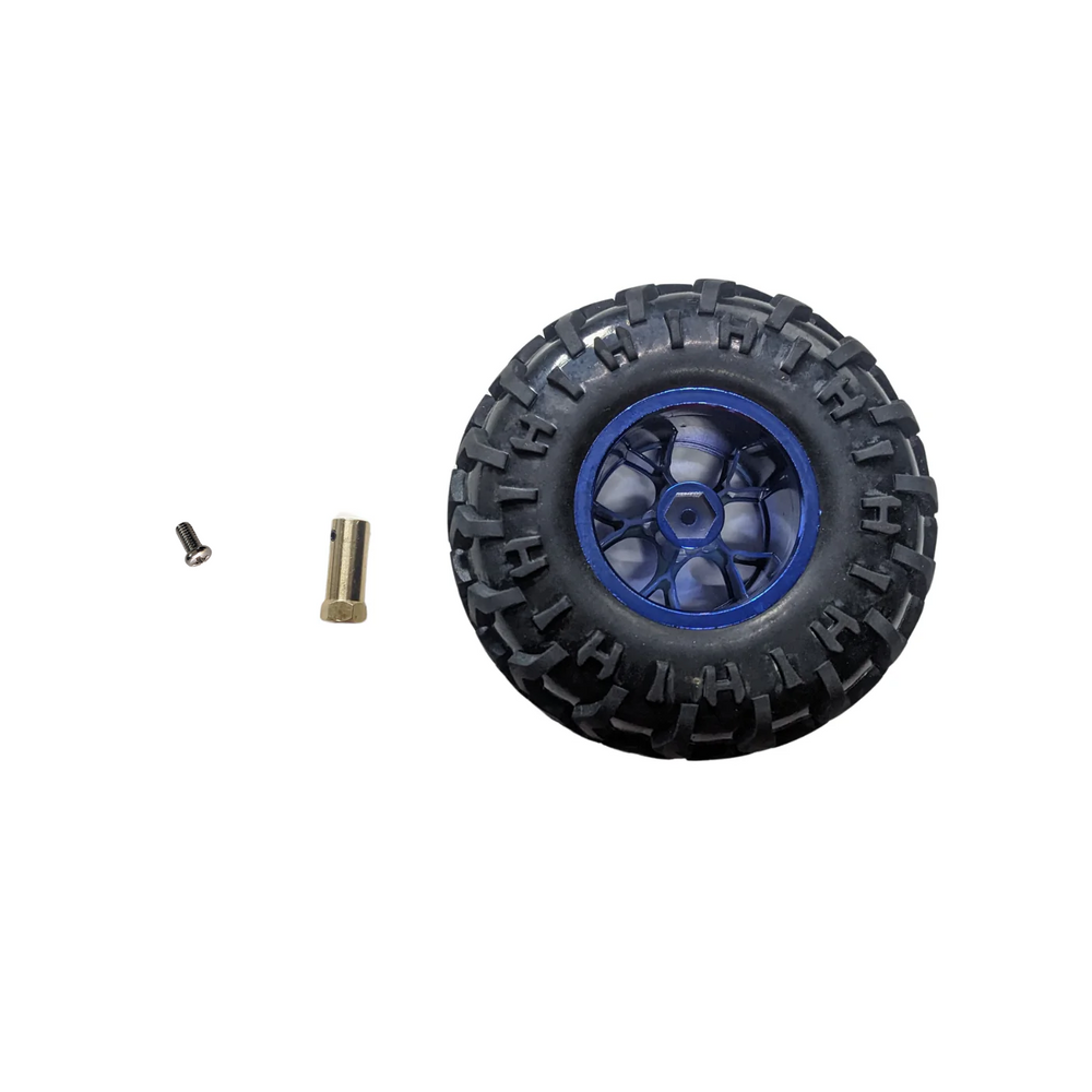 130mm Robot Wheel for ATV and DIY Robotics with 4mm (Hex Coupler)