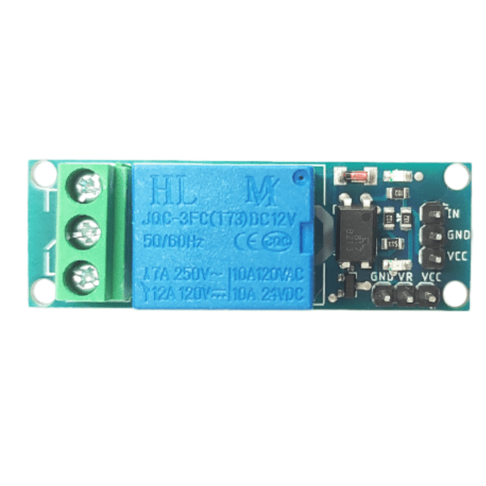 Iotcart SES-P-405 12V 1-Channel Relay Module with Optocoupler - Control AC/DC Loads