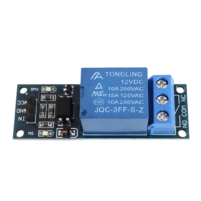 Iotcart SES-P-405 12V 1-Channel Relay Module with Optocoupler - Control AC/DC Loads