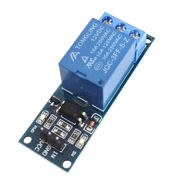 Iotcart SES-P-405 12V 1-Channel Relay Module with Optocoupler - Control AC/DC Loads
