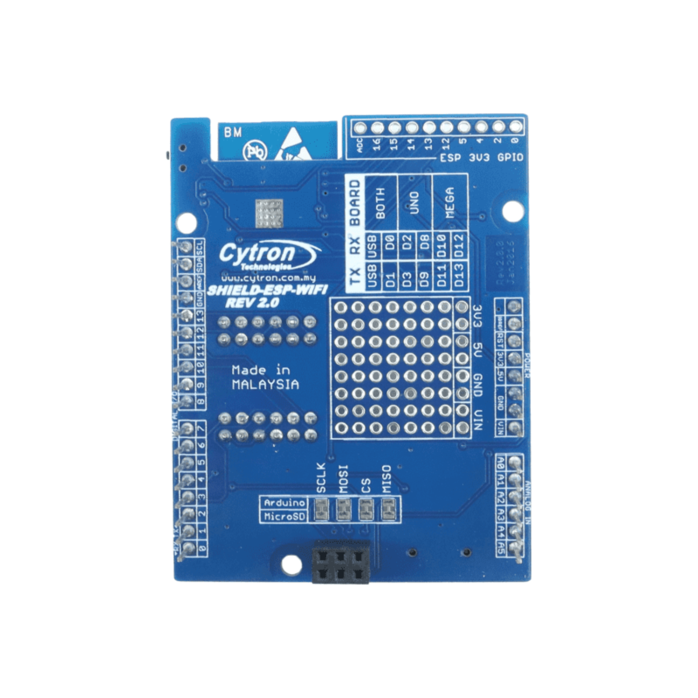 Cytron ESP8266 WiFi Shield for Arduino with WROOM-02 Module