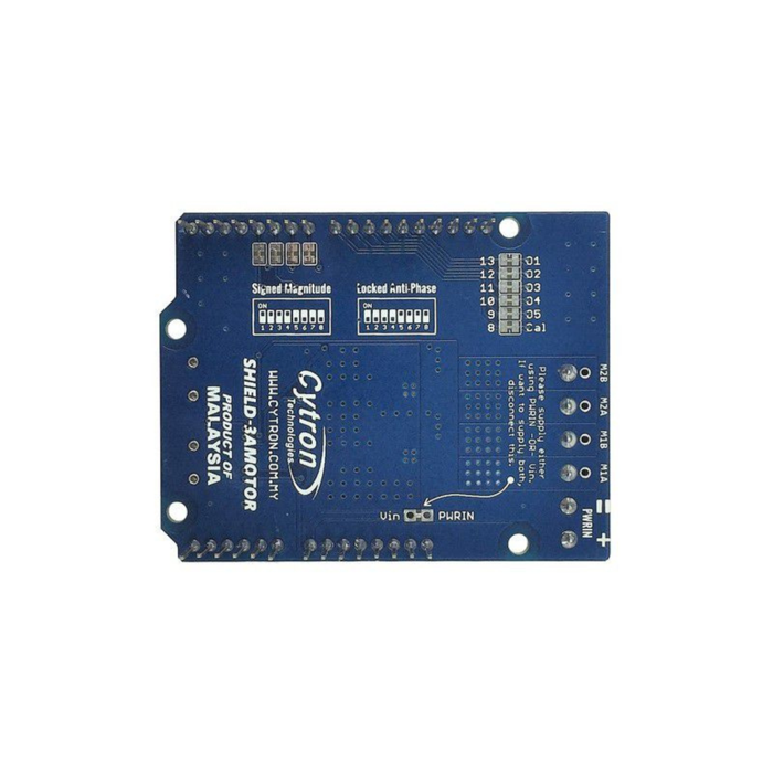 Cytron SHIELD-3AMOTOR 1.2A Dual Channel 7V–30V DC Motor Driver Shield for Arduino