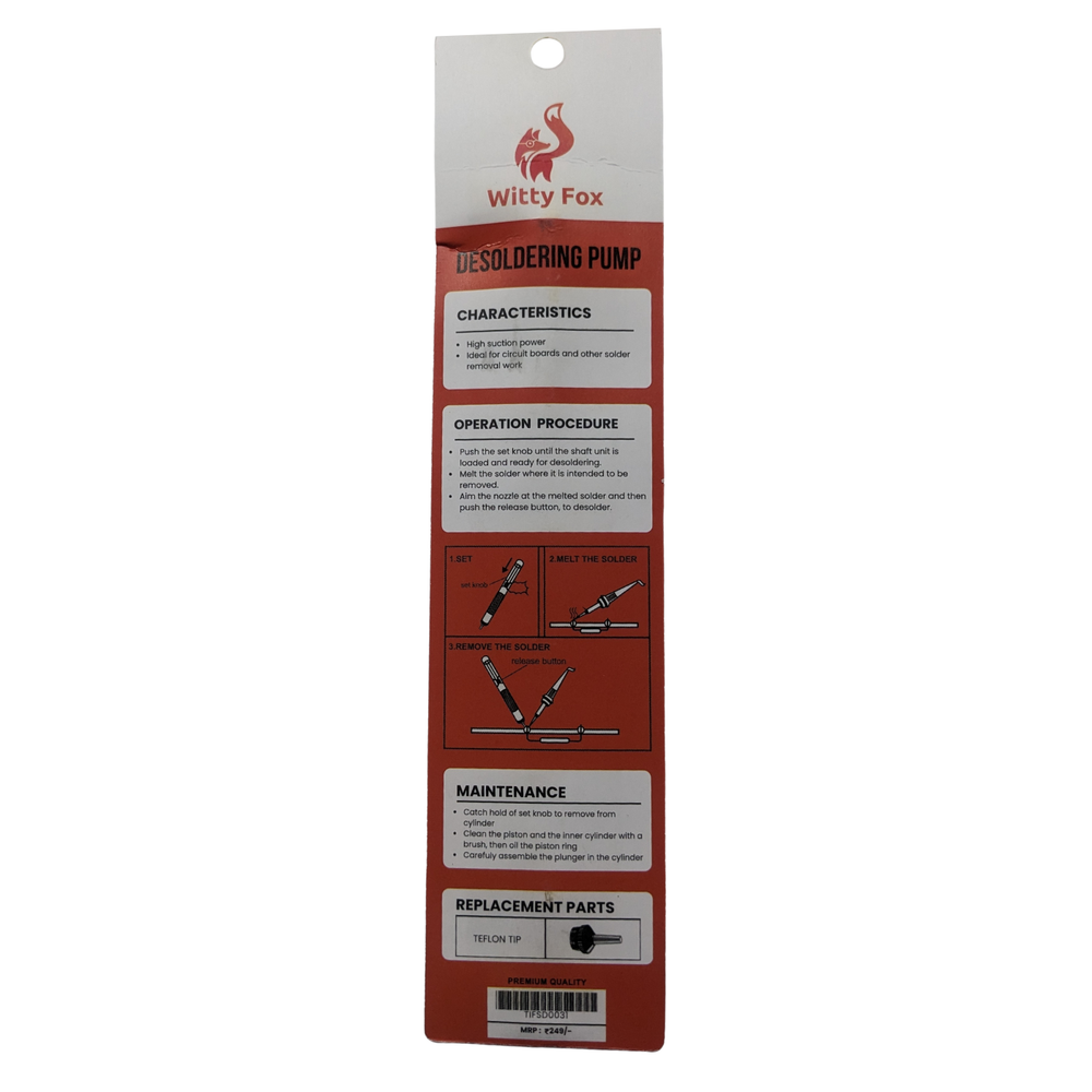 Witty Fox Desoldering Pump