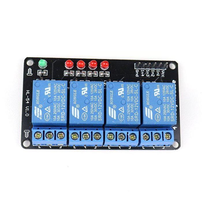 Iotcart SES-P-410 12V 4CH Relay Board - Home Automation & Load Control