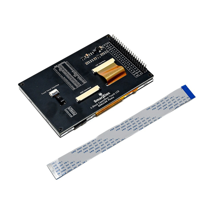 SmartElex 800×480 4.3-inch TFT LCD Capacitive Touch Display