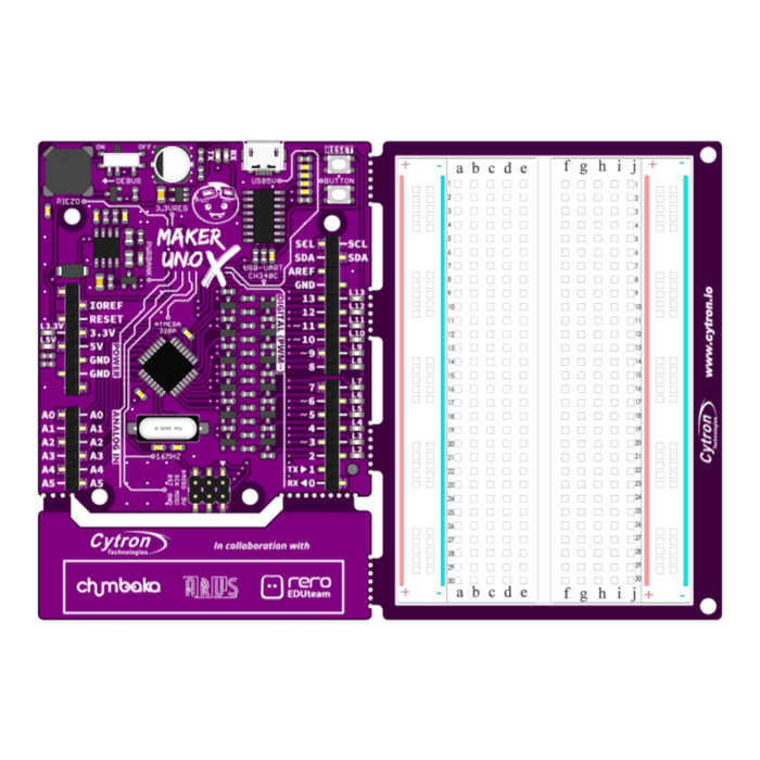 Cytron Maker UNO X – Arduino Compatible Development Board for Classroom