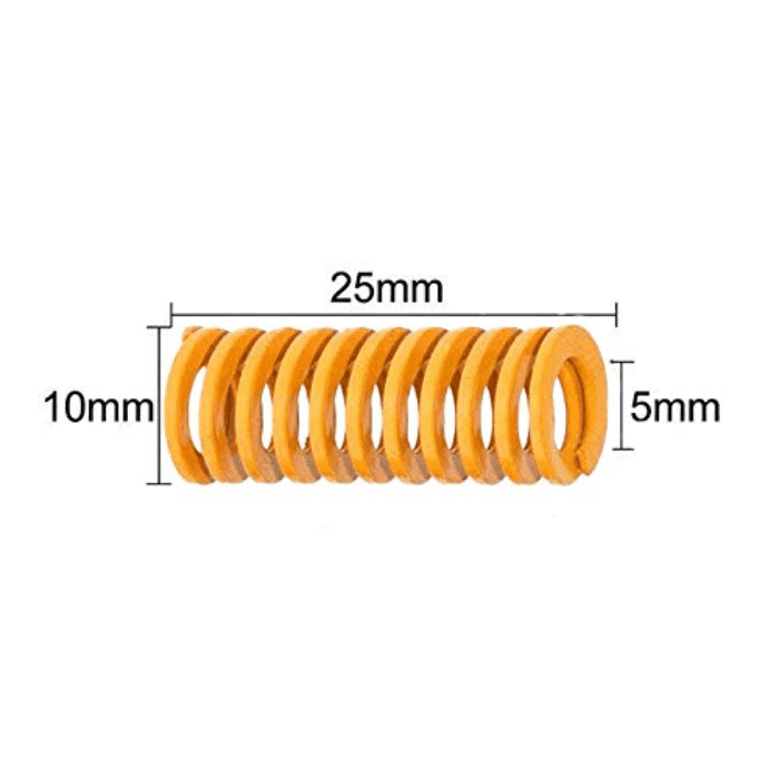3D Printer Parts Spring For Heated bed MK3 CR-10 Hotbed (Yellow)