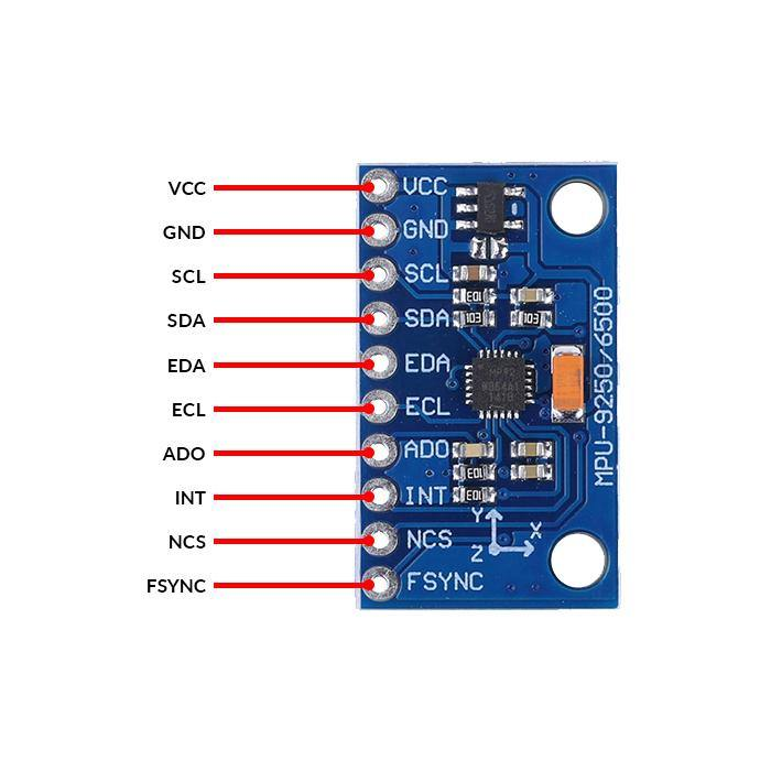 MPU-9250 6-Axis Attitude Gyro and Accelero Sensor Module (Without Magnetometer)