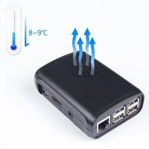 Raspberry Pi ABS case with Fan(Back)