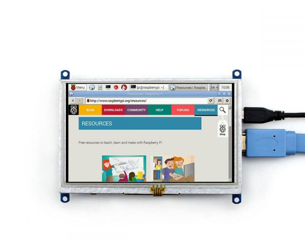 Waveshare 5 inch HDMI Resistive Touchscreen Display