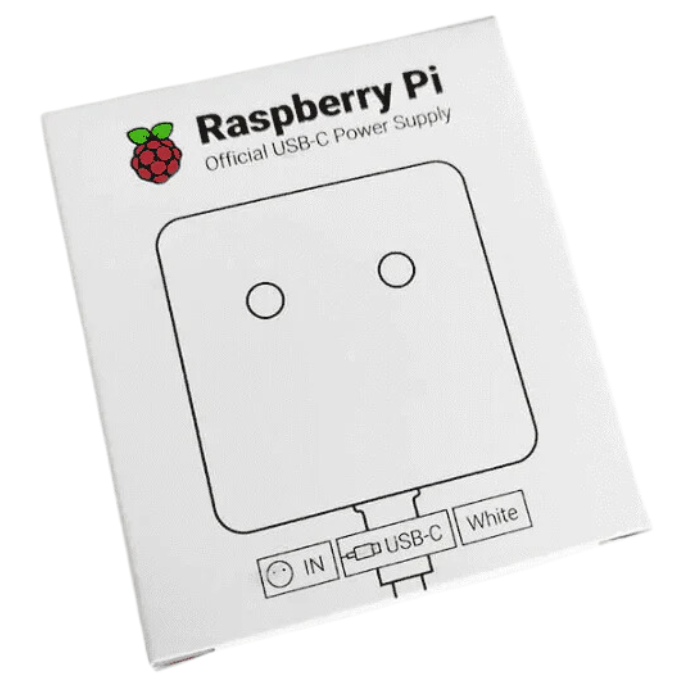 Official Raspberry Pi 4 15W USB-C Power Adapter - Genuine PSU for Pi 4