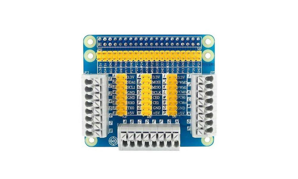 Raspberry Pi GPIO Multi-function Expansion Board with Fixed Screw Nylon Column Jumper Cap for Raspberry PI 4B-3B-3B+