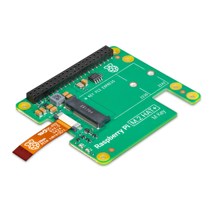 Raspberry Pi M.2 HAT+ NVMe PCIe 2.0 Interface - Buy in India