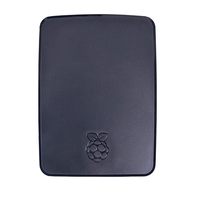 Raspberry Pi 4 Case Black & Grey - Official Enclosure for Pi 4 Model B