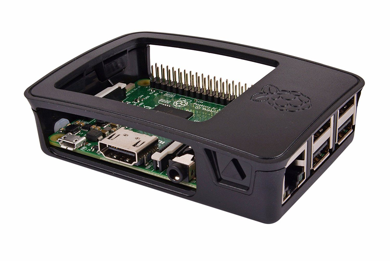 Raspberry Pi 3 Case (Black Grey)