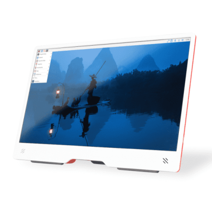 Official Raspberry Pi 15.6Inch 1080p IPS Monitor - Red/White