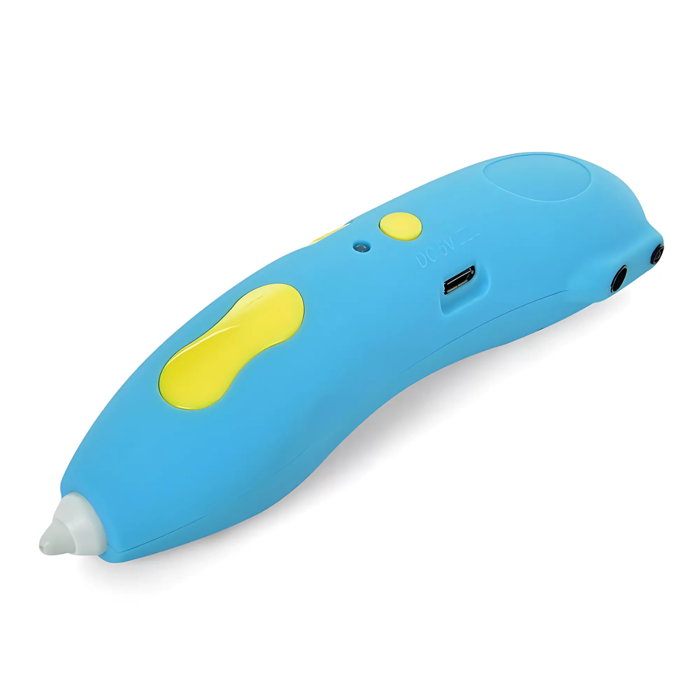 Goofoo 3D Printing Pen Blue 15cm USB Rechargeable - For DIY & Learning