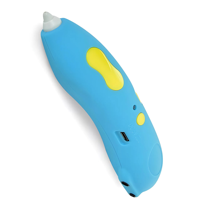 Goofoo 3D Printing Pen Blue 15cm USB Rechargeable - For DIY & Learning