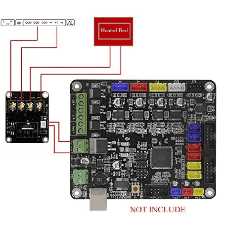 3D Printer Power Controller Module for Heated Bed