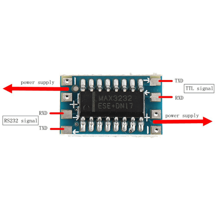 MAX3232 Mini RS232 to TTL 5V Converter Module - Buy Online in India