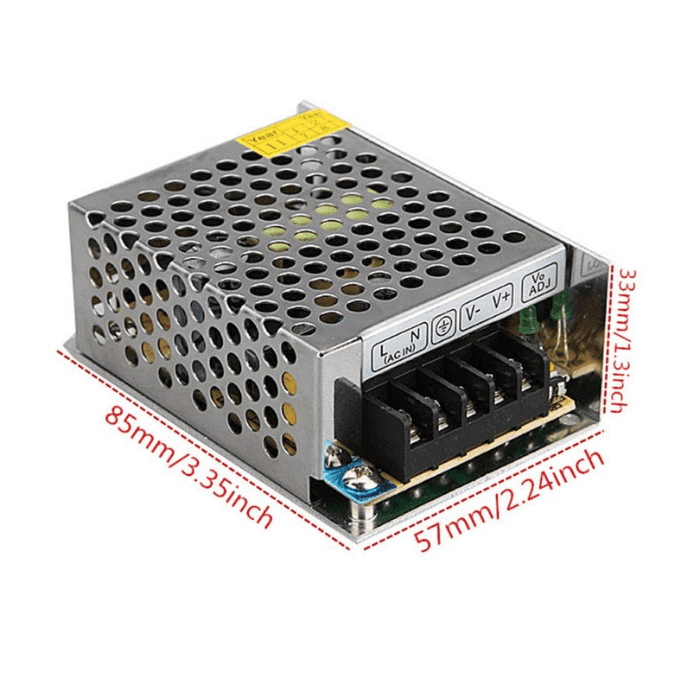 Iotcart 12V 2A SMPS Power Supply - LED, CCTV, 3D Printer