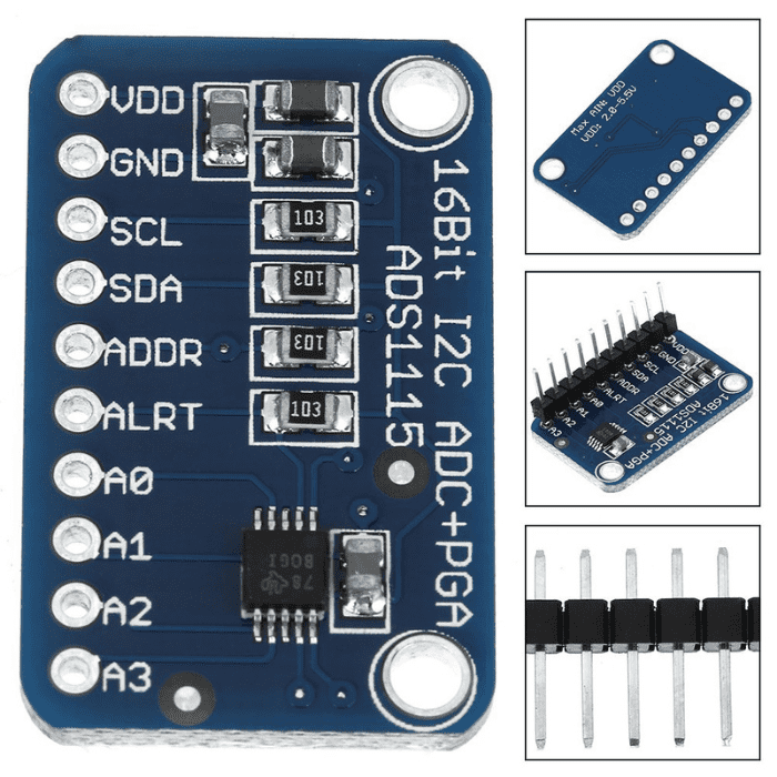 16 Bit I2C 4 Channel ADS1115 Module