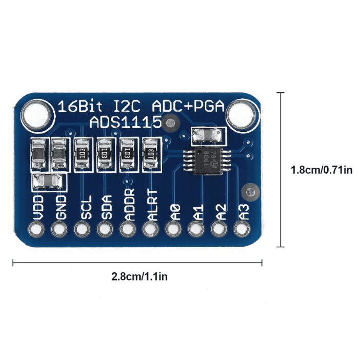 16 Bit I2C 4 Channel ADS1115 Module