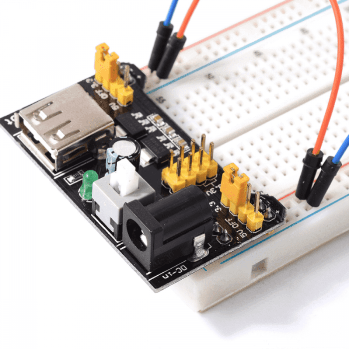 Iotcart MB102 Breadboard Power Supply 3.3V/5V Module - For Prototyping