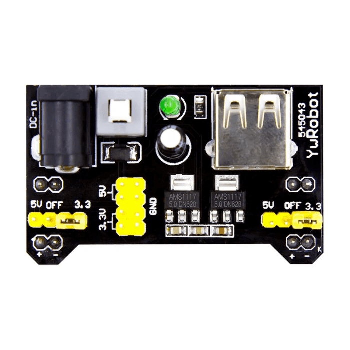 Iotcart MB102 Breadboard Power Supply 3.3V/5V Module - For Prototyping