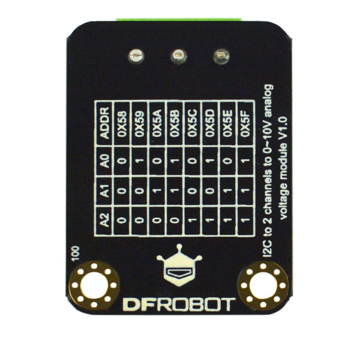 DFRobot Gravity GP8403 2-Channel I2C DAC Module (0-10V)