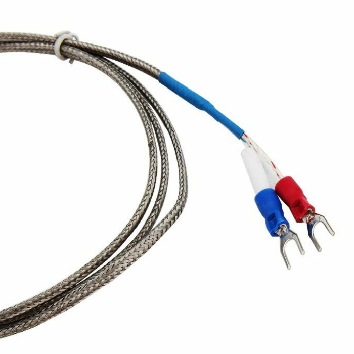 K Type Thermocouple Probe Temperature Sensor 6mm Thread 1M 3.3Ft